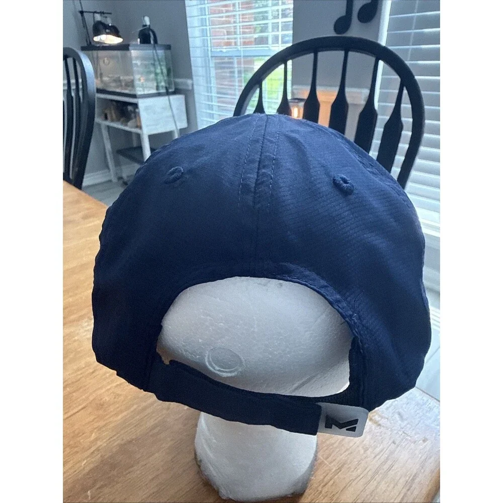 MISSION Hat Baseball Cap Men's Adjustable Navy Blue Performance Cooling